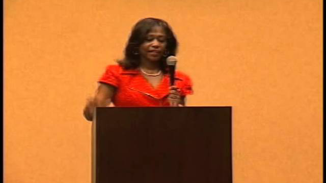Vivian King, Guest Speaker, at Women of Freedom Conference
